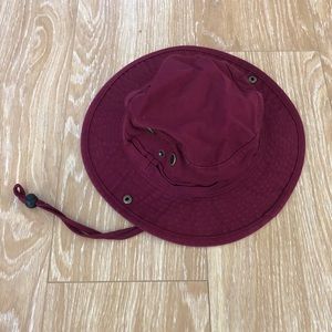 New Burgundy bucket hat
